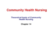 Community Health Nursing